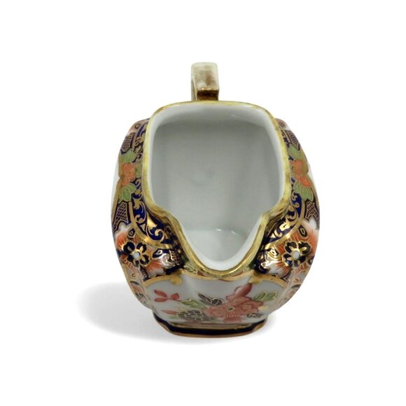 NORITAKE Creamer Ceramic With FLORAL and Gold Accents Japan Vintage - Picture 6 of 10